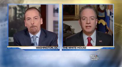 Chuck Todd and Reince Priebus discuss the Holocaust