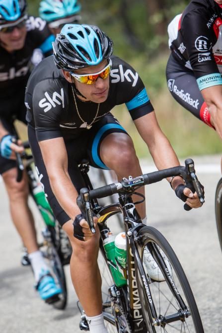 Richie Porte (Sky) seems to be enjoying his time riding in Colorado.