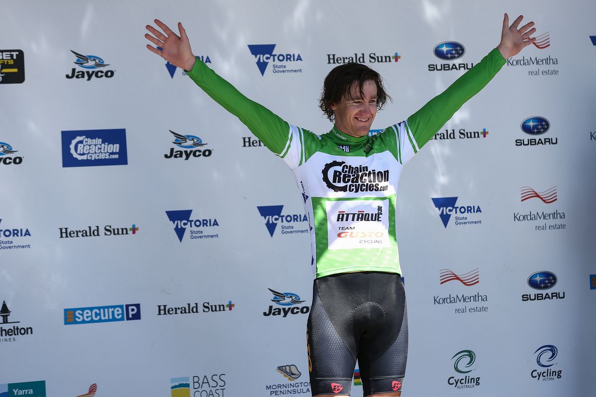 Ben Hill won the points jersey for Attaque Team Gusto