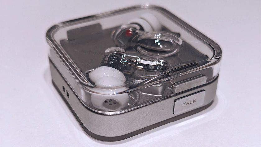 Nothing Ear 3; photos of white and metallic earbuds with transparent plastic casing