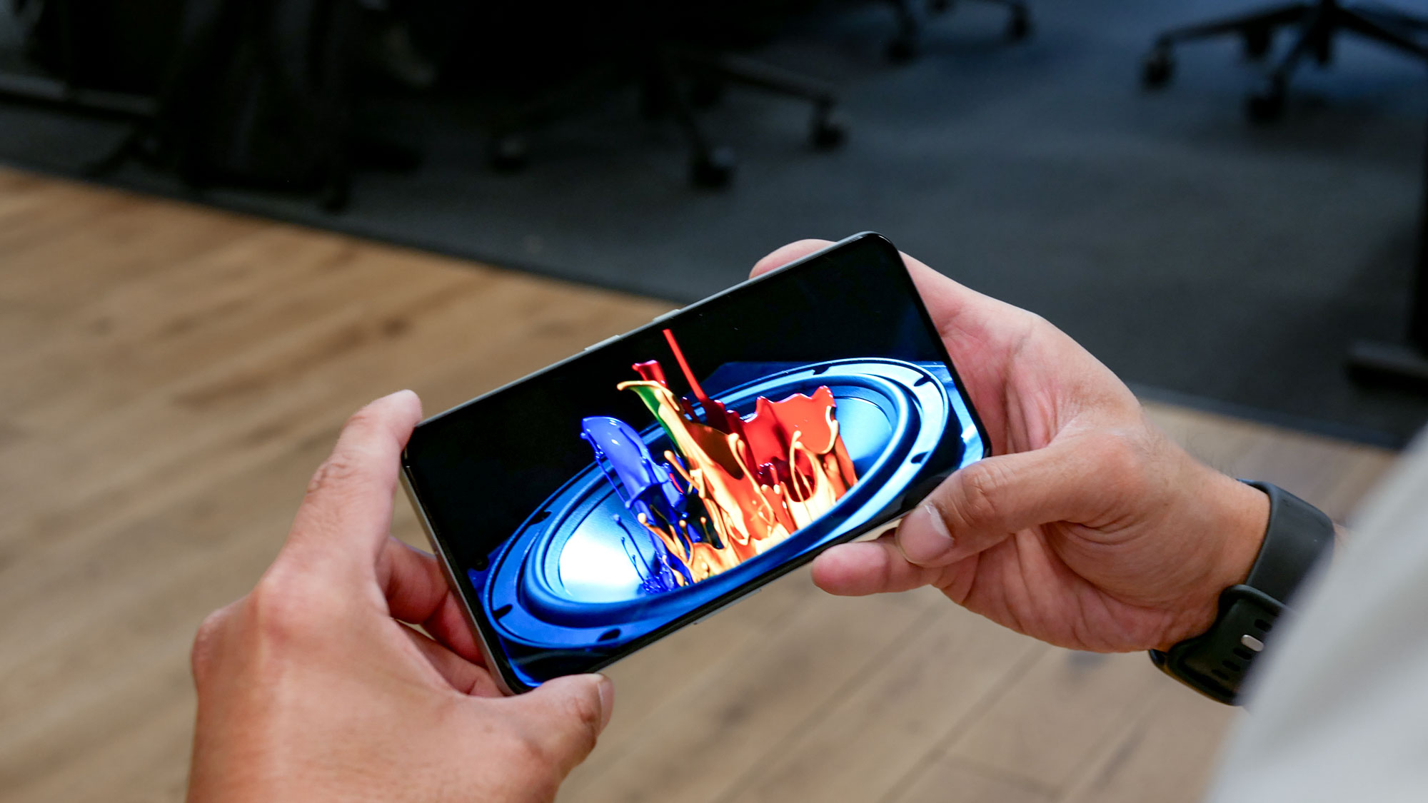 CMF Phone 2 Pro playing a 4K HDR video on YouTube.