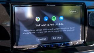 Android Auto welcome screen when setting up AAWireless.