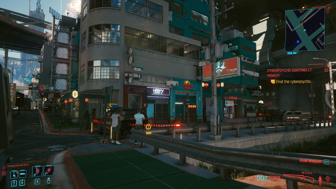 Cyberpunk 2077 Lt Mower Cyberpsycho Sightings locations