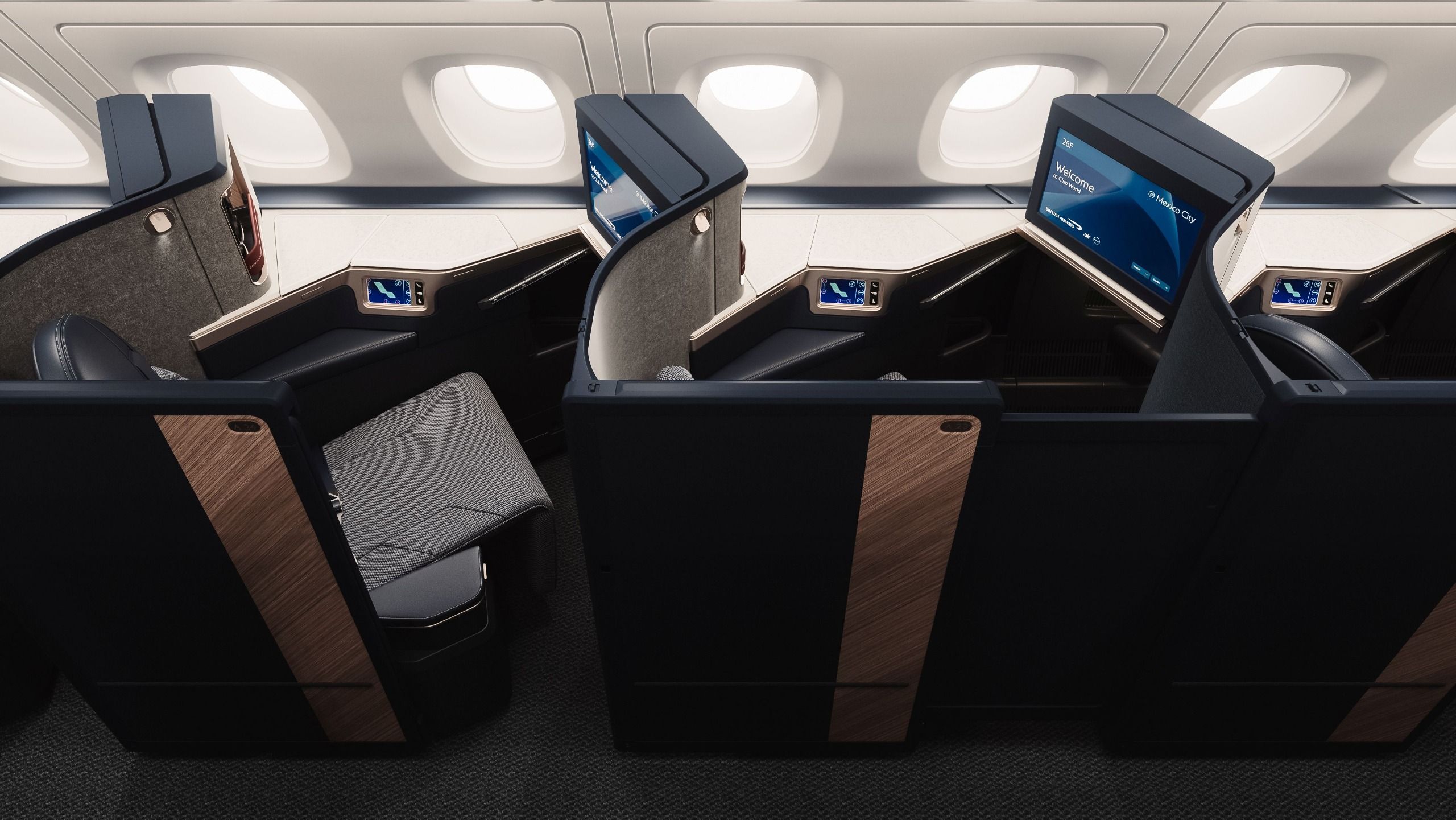 British Airways unveils a sleek new look for First class and Heathrow lounges