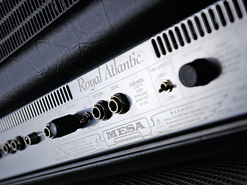 Rear panel: everything you need, nothing you don't. Run the fan 'high' when using Multi-Soak.