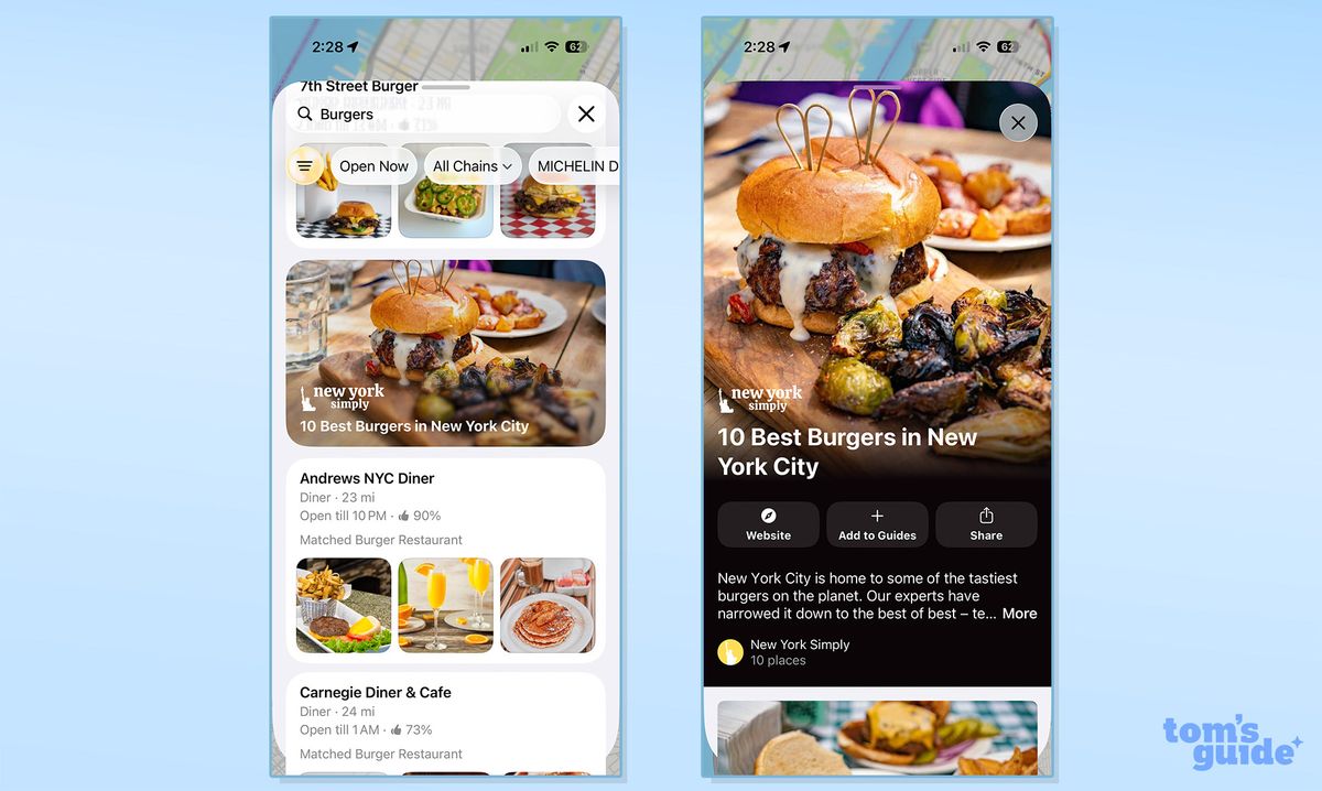 Apple Maps with ads