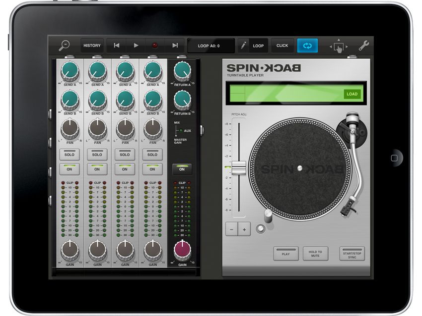 The Spinback turntable
