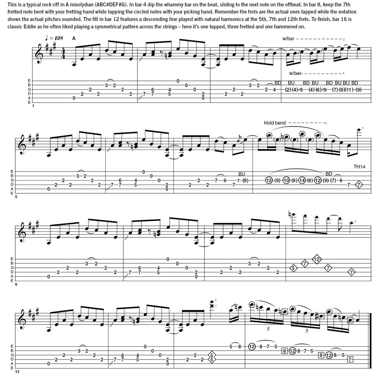 Tab: Mixing rhythm and lead
