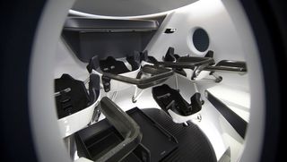 SpaceX shows off the inside of its Dragon crew capsule