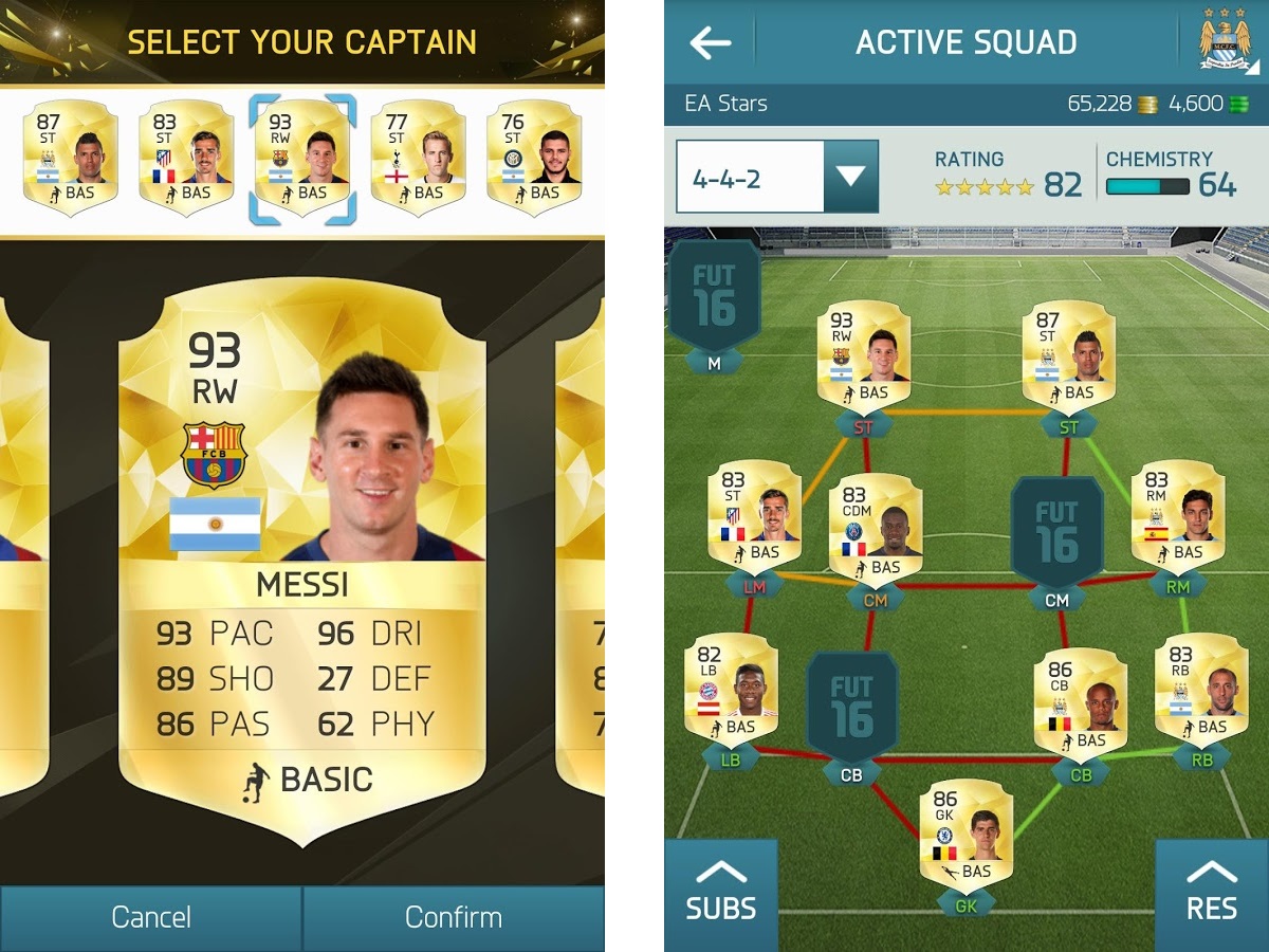 EA Sports FIFA 16 Companion (Android, iOS)