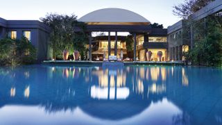 The pool at The Saxon Hotel, Villas and Spa in Johannesburg