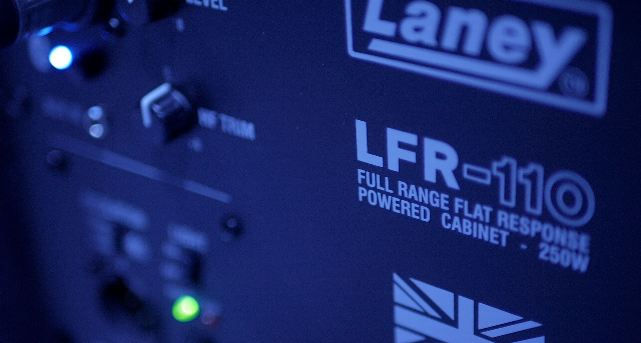 Laney LFR-110: A compact 1x10 version of the British amp brand's "best in class" FRFR speaker cabinet.