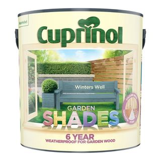 Cuprinol garden shades paint in Winters well 