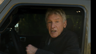 Harrison Ford in the Jeep Super Bowl commercial