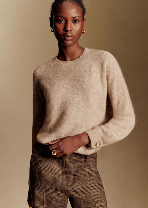 Louisa Jumper - Light Beige - Merino Wool - S&amp;eacute;zane