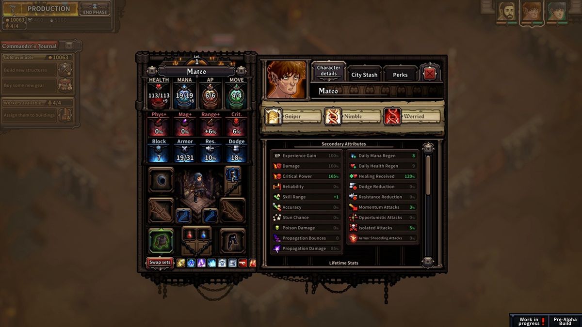 An image from tactical RPG The Last Spell
