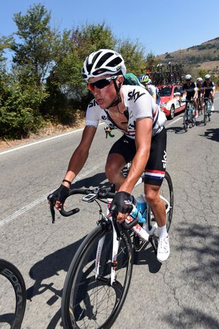 Peter Kennaugh on stage two of the 2014 Tour of Spain