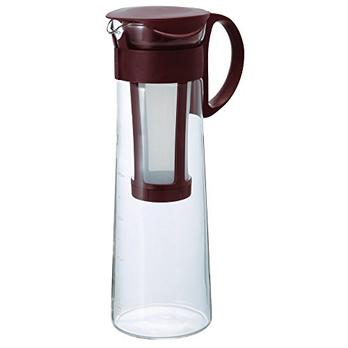 Hario Cold Brew Coffee Pot Mizudashi 1000ml, 1 Liters, Brown, Large