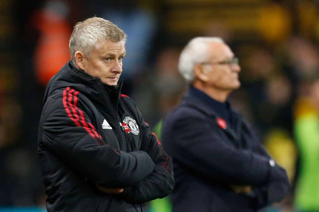 Ole Gunnar Solskjaer and Claudio Ranieri