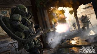 Call of Duty: Modern Warfare minigun