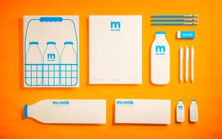 Mr Milk branding