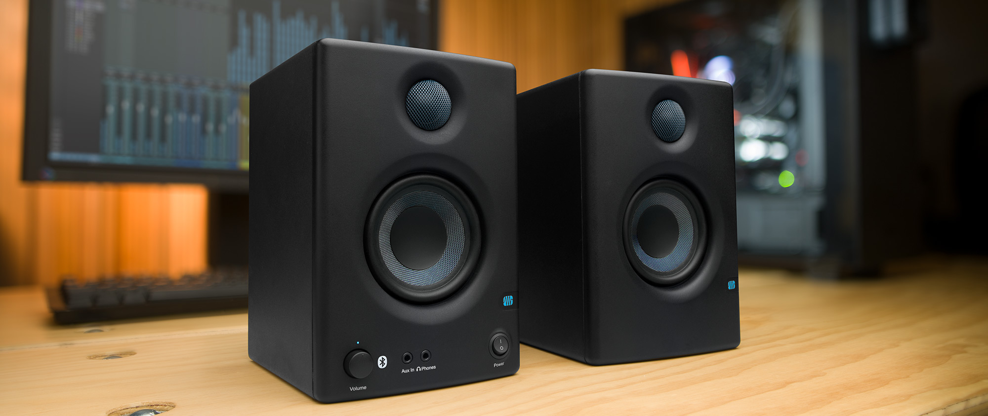 best computer speakers under $100: PreSonus Eris E3.5 BT