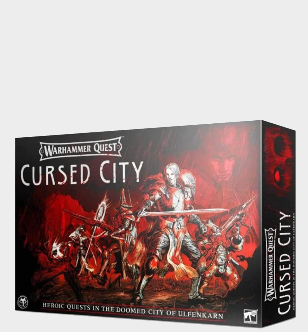 Cursed City box on a plain background