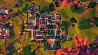 Fortnite ghostbuster signs quest objective holly hedges location map