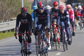 Milano Sanremo 2021 112th Edition Milano Sanremo 299 km 20032021 Filippo Ganna ITA Ineos Grenadiers Fernando Gaviria COL UAE Team Emirates photo Luca BettiniBettiniPhoto2021
