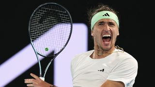Alexander Zverev screams in victory at Australian Open 2024