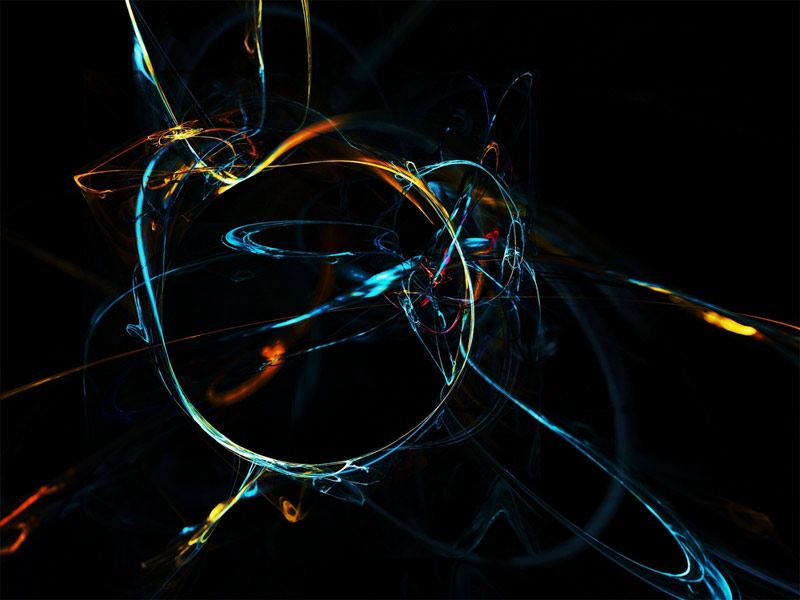 abstract image of light swirling