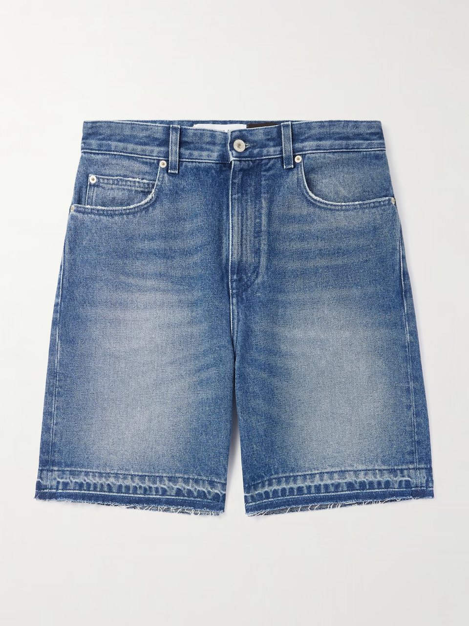 loewe denim shorts