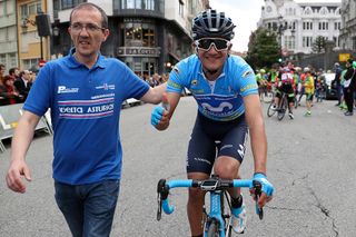 Richard Carapaz (Movistar) gets his first pro win at Vuelta a Asturia