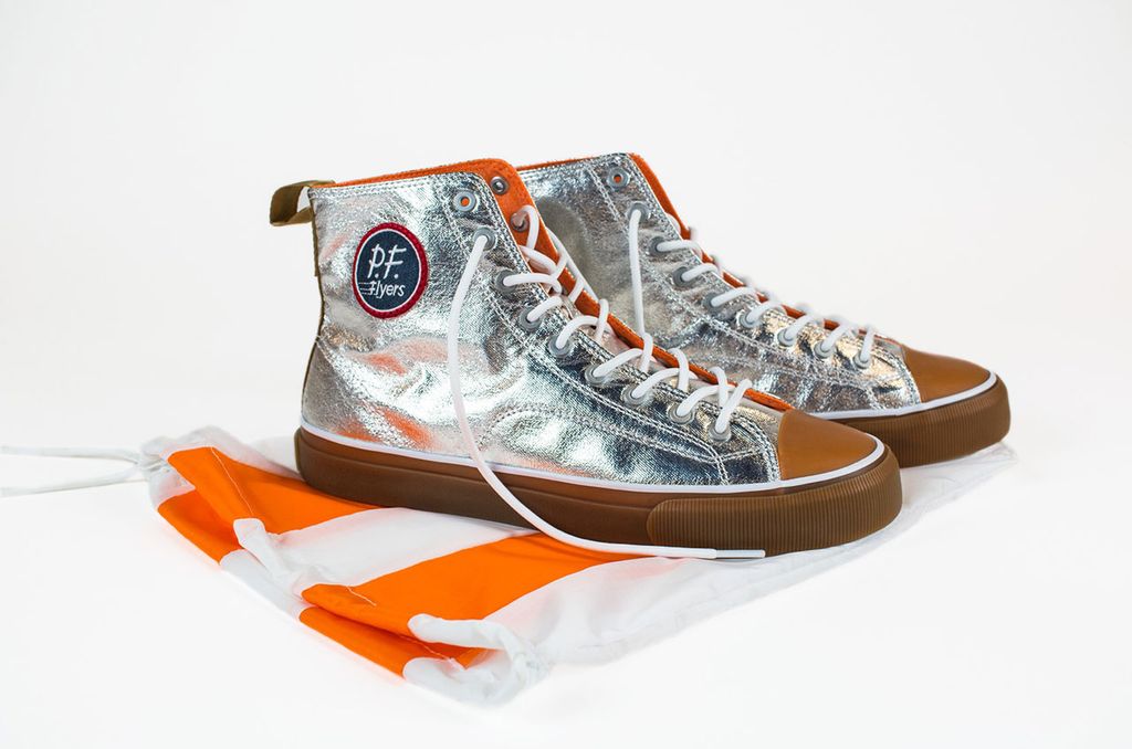 Shiny Space Shoes 'Mercury All American' Sneakers Styled After