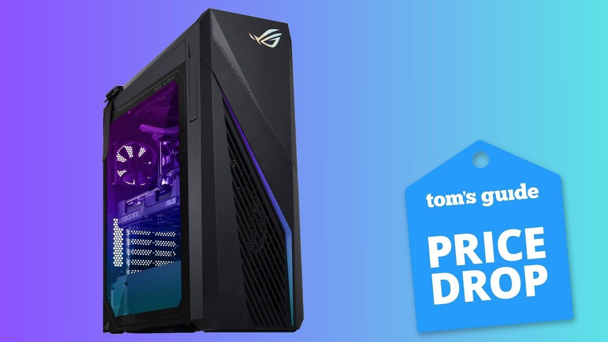 Asus ROG Strix G16CH Gaming Desktop PC with Tom&#039;s Guide Price Drop badge