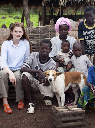 Bonnie Wright Senegal travel