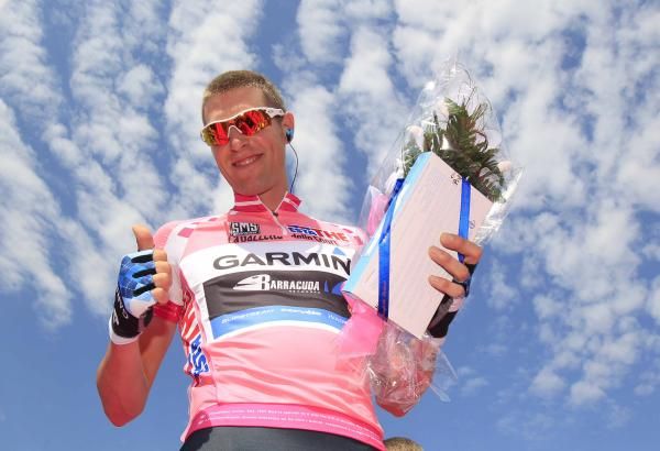 Ryder Hesjedal (Garmin-Barracuda) before the start.