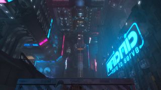 Ghostrunner 2 art director interview; a cyber punk video game world