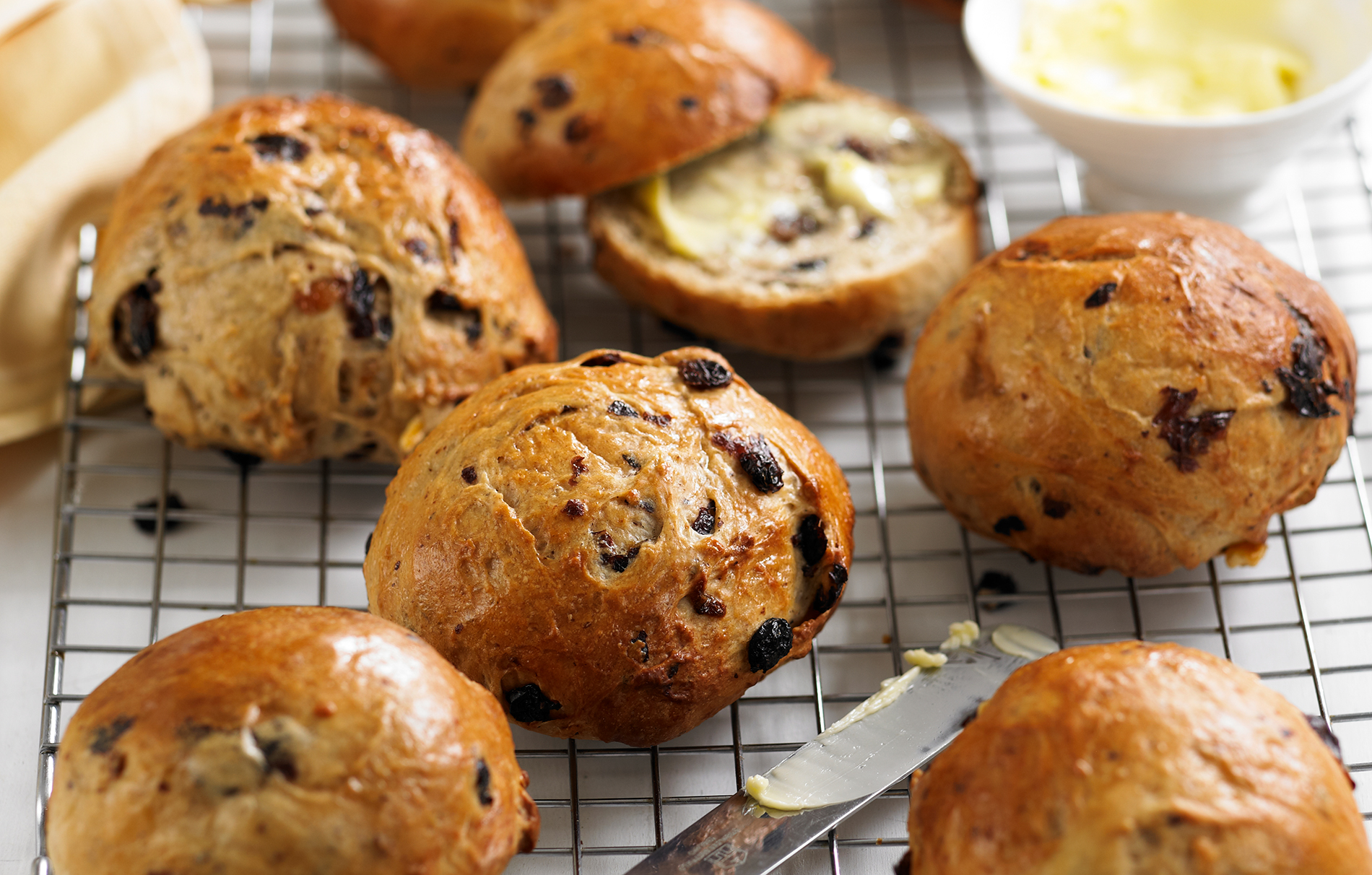 Traditional English Fruit Teacakes  Culinary Ginger