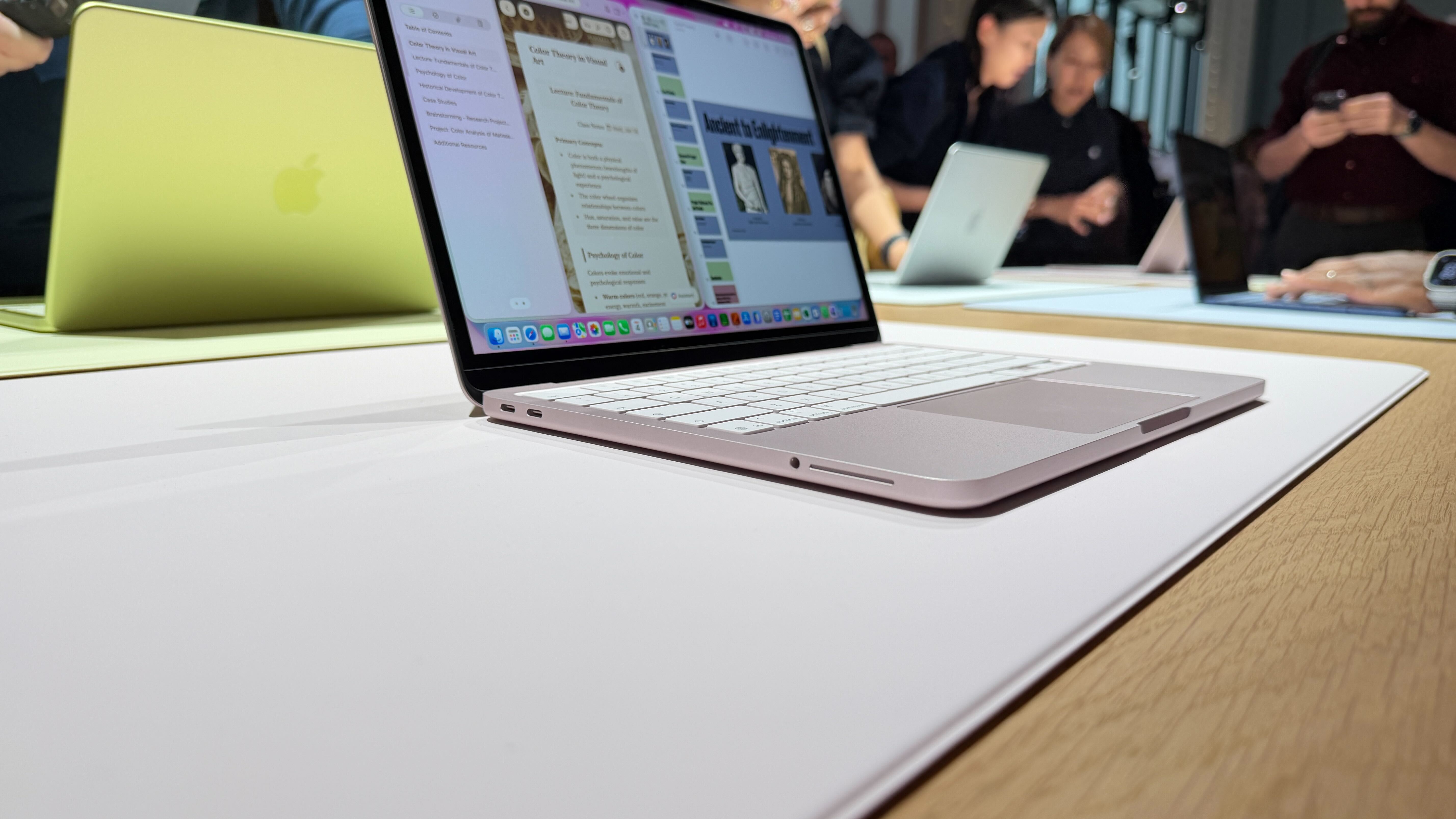 The Macbook Neo at its launch event