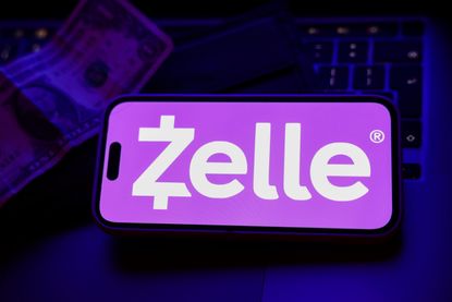 Zelle logo on a smartphone screen