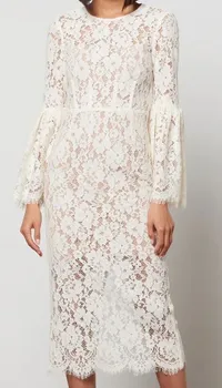 Self-Portrait Women's Lace Midi Dress | $193/£152 | Coggles