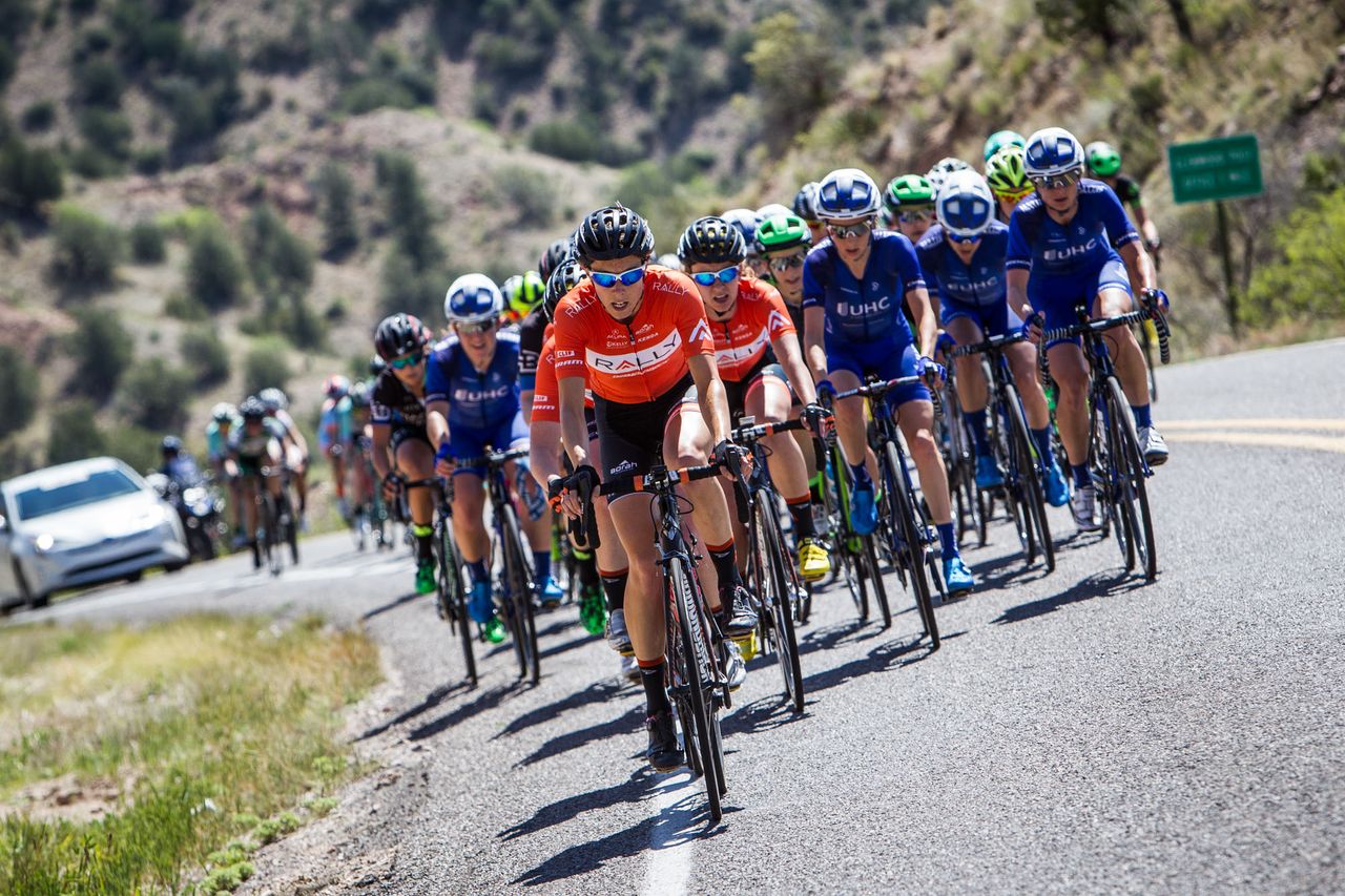 Rally comes to the front during stage 1 at Tour of the Gila