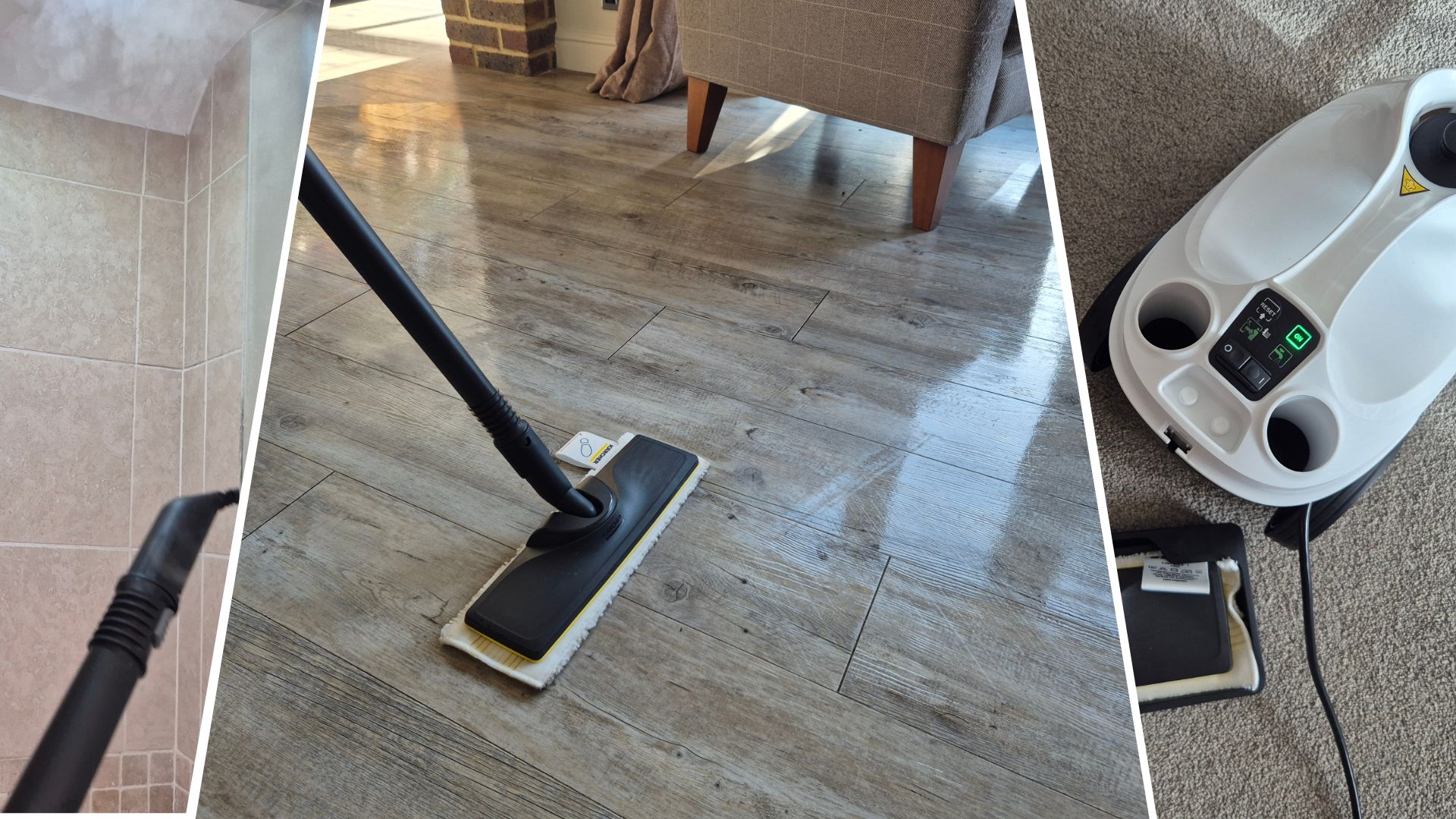 Testing the Karcher SC3 Steam Cleaner