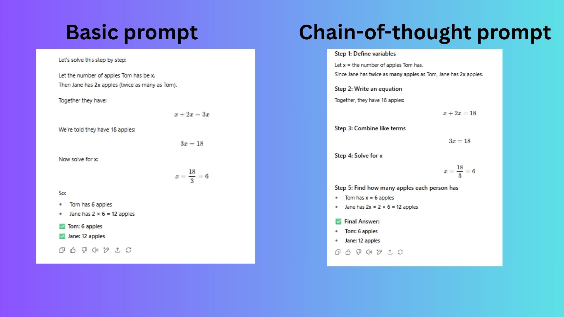 screeenshot of prompts