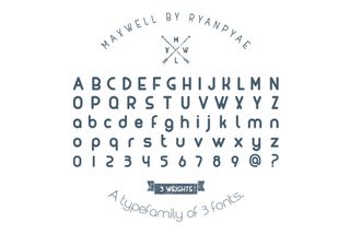 Free font: Maxwell