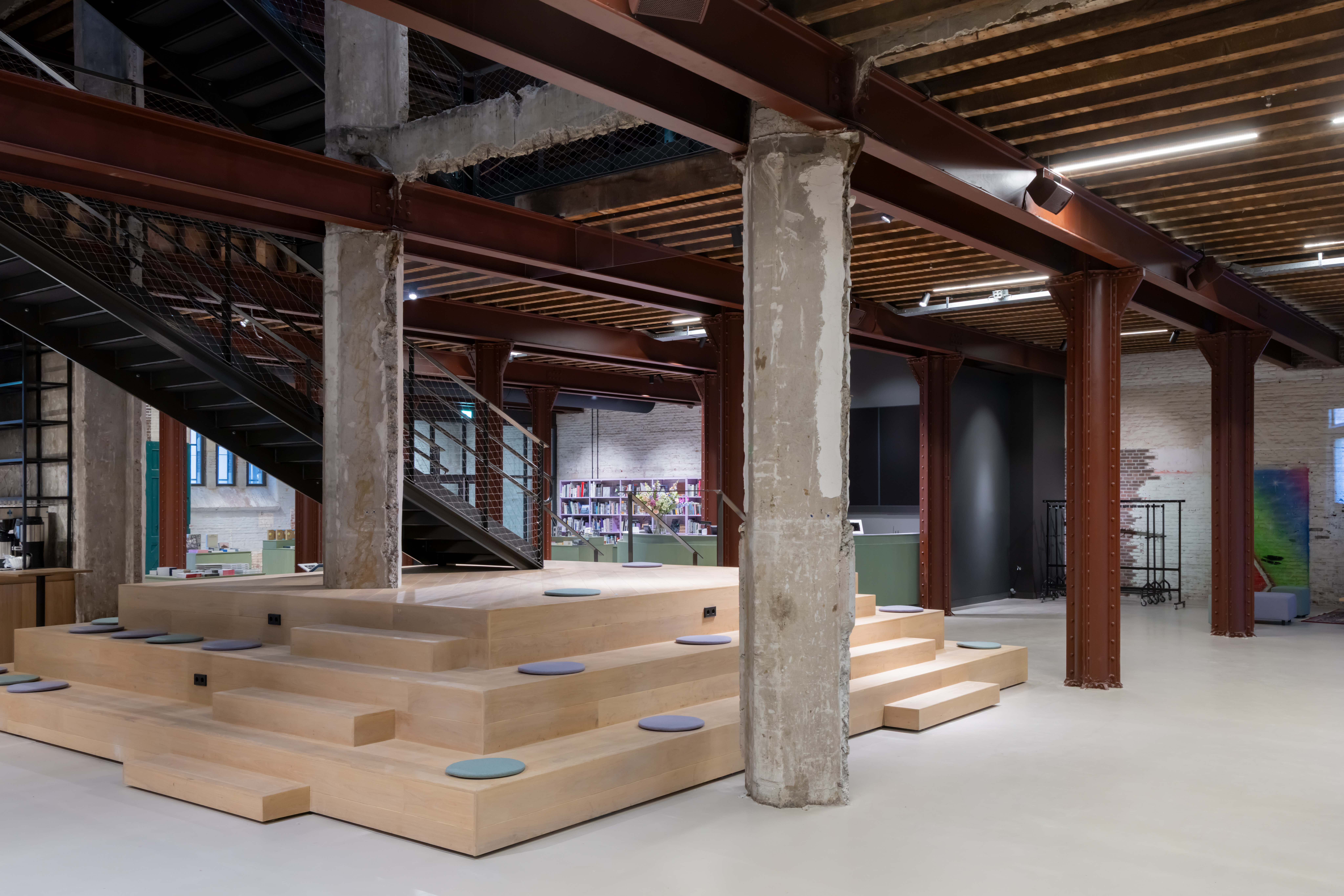 the Netherlands Fotomuseum in opening week at its new home at the Santos redesigned warehouse in Rotterdam