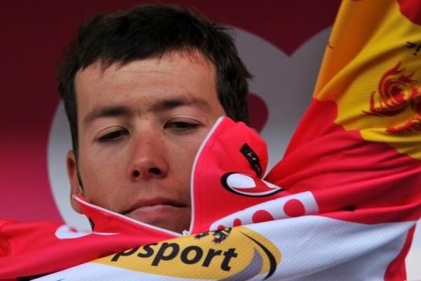 Pieter Vanspeybrouck (Topsport Vlaanderen - Mercator) takes the sprinters' jersey.