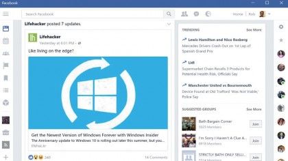 facebook for windows 10