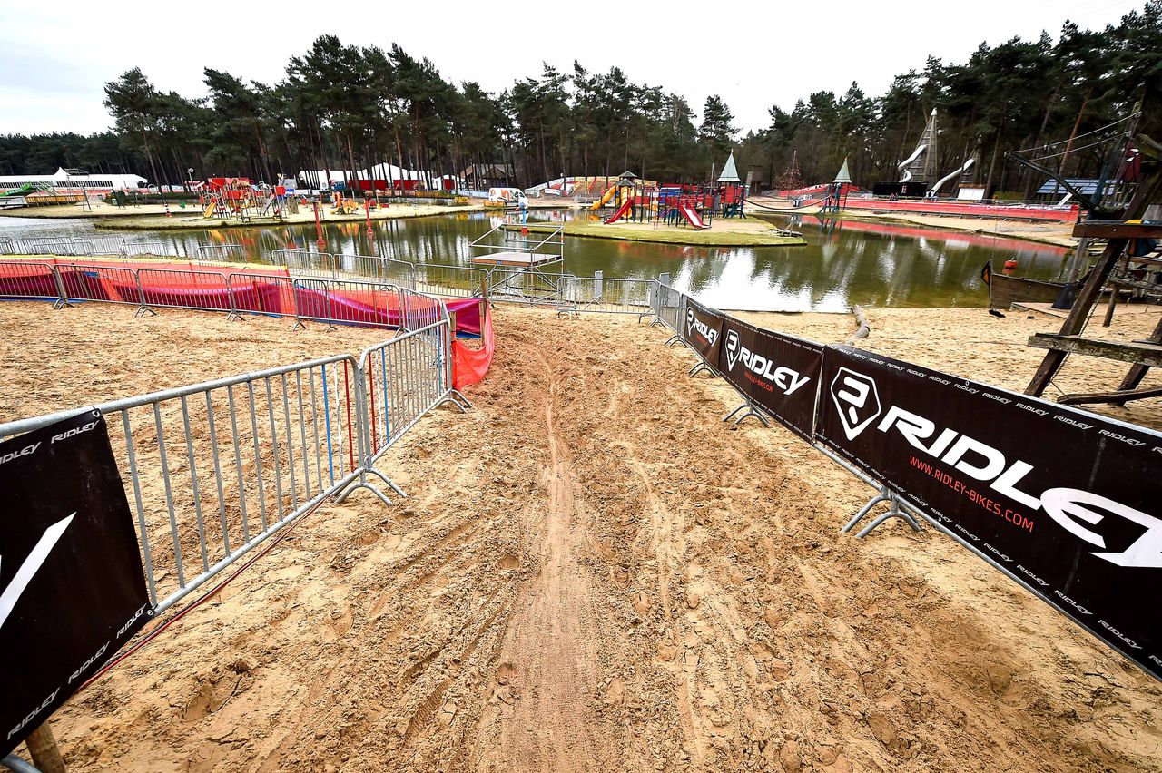 A sandy course for the Belgian championships in Lille